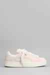 Puma Suede Xl Grape Sneakers In Rose-pink Suede In Rose-pink