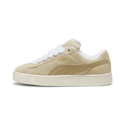 Puma Suede Xl Sneakers In Putty-warm White