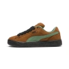 Puma Suede Xl Sneakers In Teak-deep Forest- Black