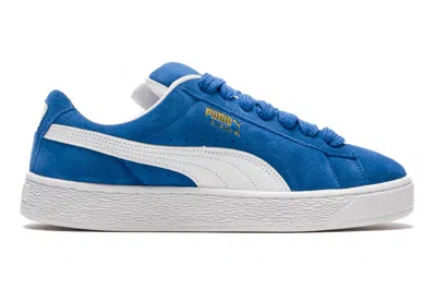 Pre-owned Puma Suede Xl Team Royal In Team Royal/white