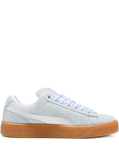 Puma Suede Xl Thick N Thin "grey" Sneakers In Blue