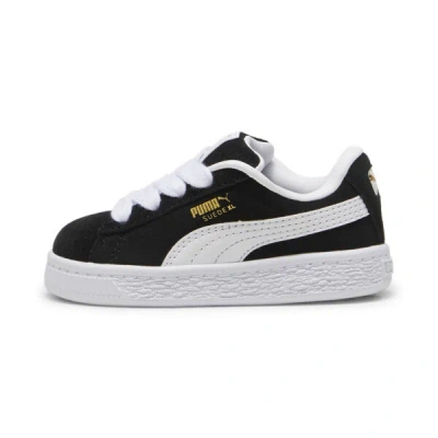Puma Babies' Suede Xl Toddlers' Sneakers In Black- White