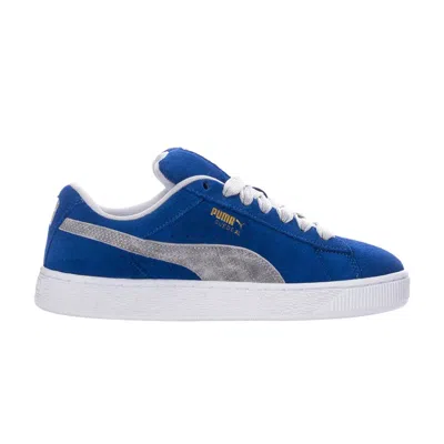 Pre-owned Puma Suede Xl Wash Jr 'blue Grey' | Kid's Size 5