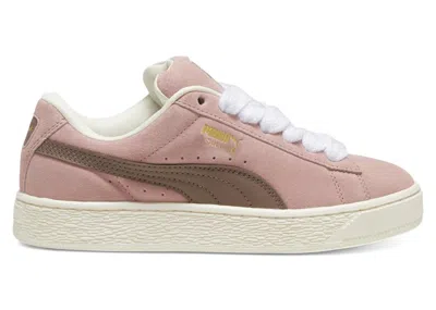 Pre-owned Puma Suede Xl (women's) Sneakers In Future Pink/warm White In Multi