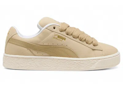 Pre-owned Puma Suede Xl (women's) Sneakers In Putty/warm White