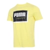 Puma Summer Court Graphic T-shirt 'yellow'