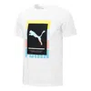 Puma Summer Court T-shirt 'white' In Multi