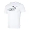 Puma Summer Splash Graphic T-shirt 'white'