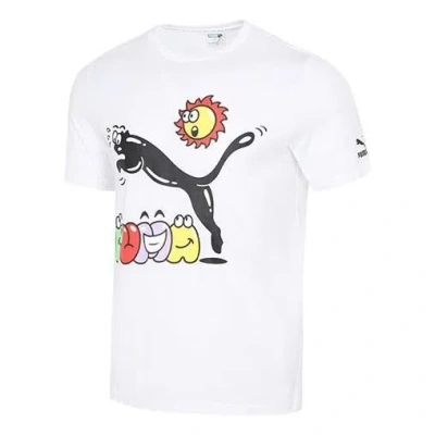 Puma Summer Streetwear T-shirt 'white'