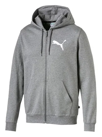 Puma Summer Zip-up Hoodie In Gray