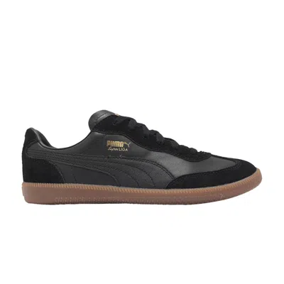 Pre-owned Puma Super Liga Og Retro 'black Gold Gum' | Men's Size 7.5