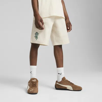 Puma Super  Big Kids' Woven Shorts In White