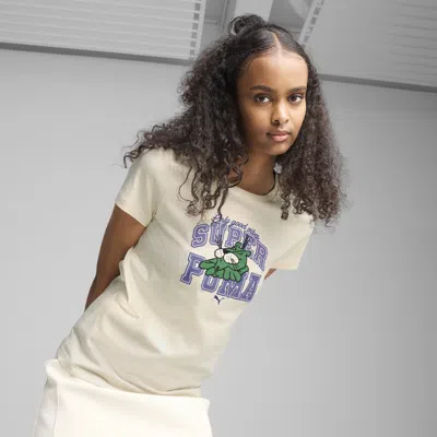 Puma Super  Graphics Women's T-shirt In White