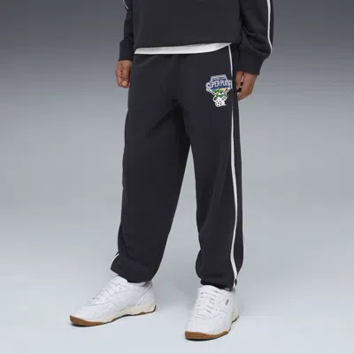 Puma Super  T7 Big Kids' Relaxed Sweatpants In Blue