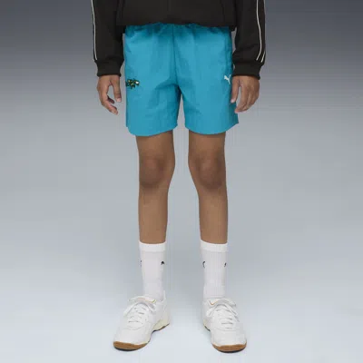 Puma Kids' Super  Woven Shorts Youth In Blue
