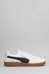 Puma Palermo Lth Man Sneakers White Size 9 Leather In White