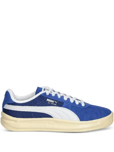Puma Super Team Sd Mesh-panel Sneakers In Blue