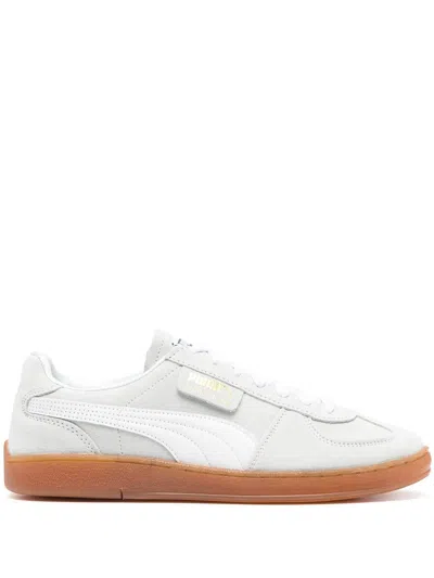 Puma Super Team Suede Sneakers In Blue Skies White Gum