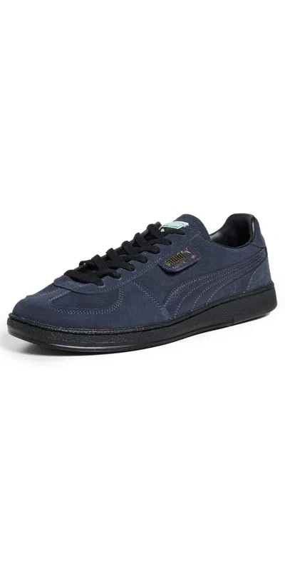 Puma Super Team Suede Trainers New Navy/ Black