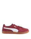 PUMA PUMA SUPER TEAM SUEDE WOMAN SNEAKERS GARNET SIZE 6 COWHIDE