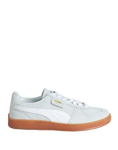 PUMA PUMA SUPER TEAM SUEDE WOMAN SNEAKERS OFF WHITE SIZE 6 COWHIDE