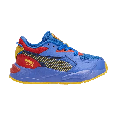 Pre-owned Puma Superman X Rs-z Little Kid In Blue