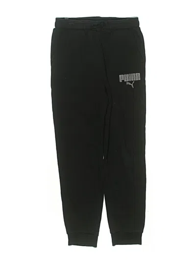 Pre-owned Puma Kids' Sweatpants In Black