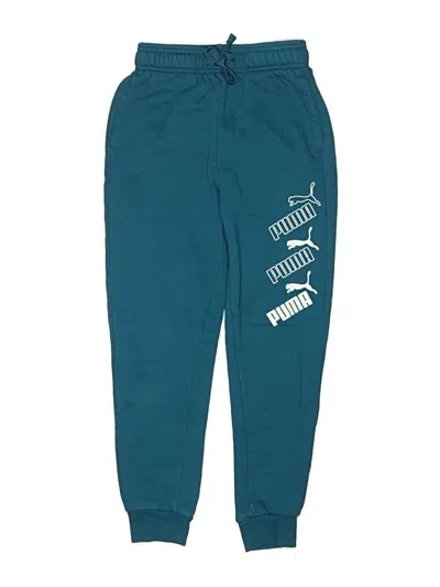 Pre-owned Puma Kids' Sweatpants In Blue