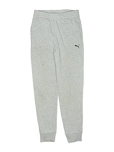 Pre-owned Puma Kids' Sweatpants In Gray