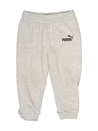 Pre-owned Puma Kids' Sweatpants In Gray