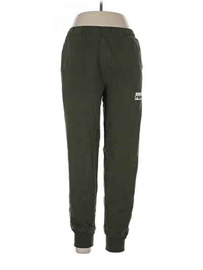 Pre-owned Puma Sweatpants In Green