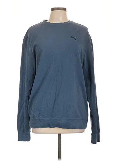 Pre-owned Puma Sweatshirt In Blue