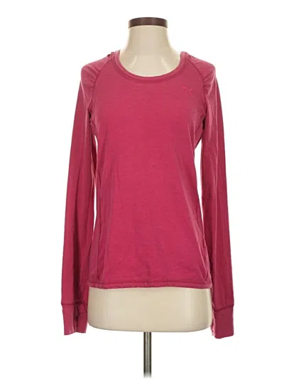 Pre-owned Puma Sweatshirt In Burgundy