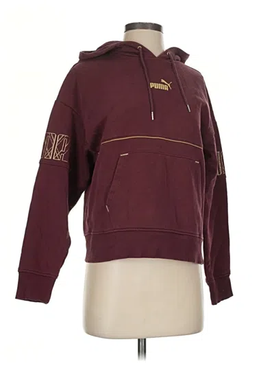 Pre-owned Puma Sweatshirt In Burgundy