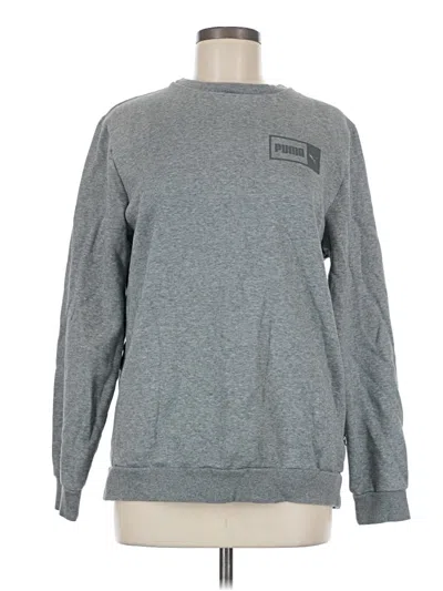 Pre-owned Puma Sweatshirt In Gray