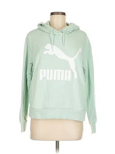 Pre-owned Puma Sweatshirt In Green