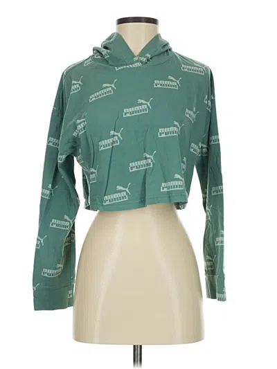 Pre-owned Puma Sweatshirt In Green