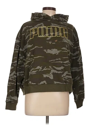 Pre-owned Puma Sweatshirt In Green