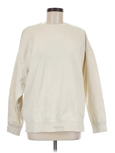Puma Sweatshirt In Ivory