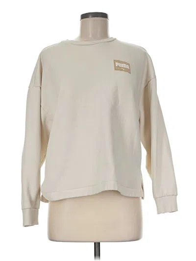 Pre-owned Puma Sweatshirt In Ivory