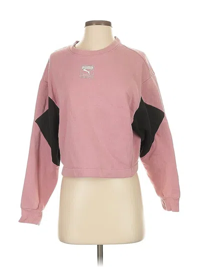 Pre-owned Puma Sweatshirt In Pink