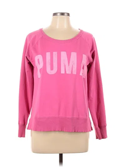 Pre-owned Puma Sweatshirt In Pink