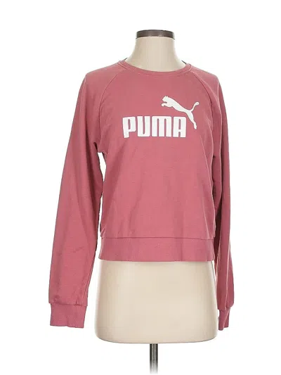 Pre-owned Puma Sweatshirt In Pink
