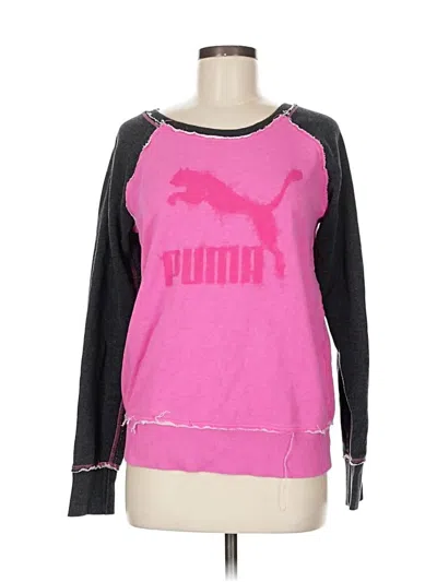 Pre-owned Puma Sweatshirt In Pink