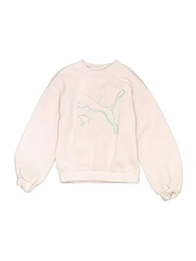 Pre-owned Puma Kids' Sweatshirt In Pink