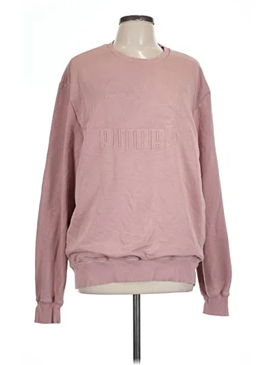 Pre-owned Puma Sweatshirt In Pink