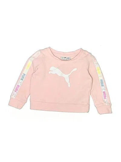 Pre-owned Puma Kids' Sweatshirt In Pink