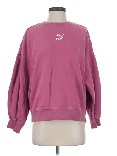 Pre-owned Puma Sweatshirt In Pink