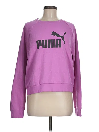 Pre-owned Puma Sweatshirt In Purple