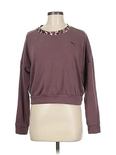 Pre-owned Puma Sweatshirt In Purple